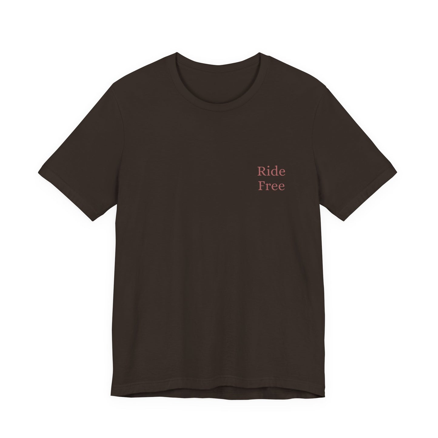 Ride Free Horse Back Print T-Shirt – Personalised Western Equestrian Tee | Horse Lover Gift