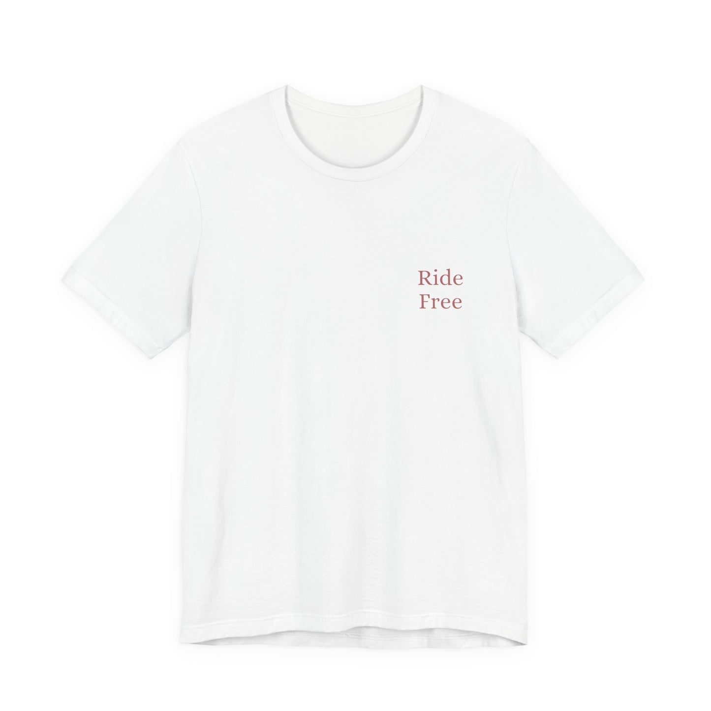 Ride Free Horse Back Print T-Shirt – Personalised Western Equestrian Tee | Horse Lover Gift